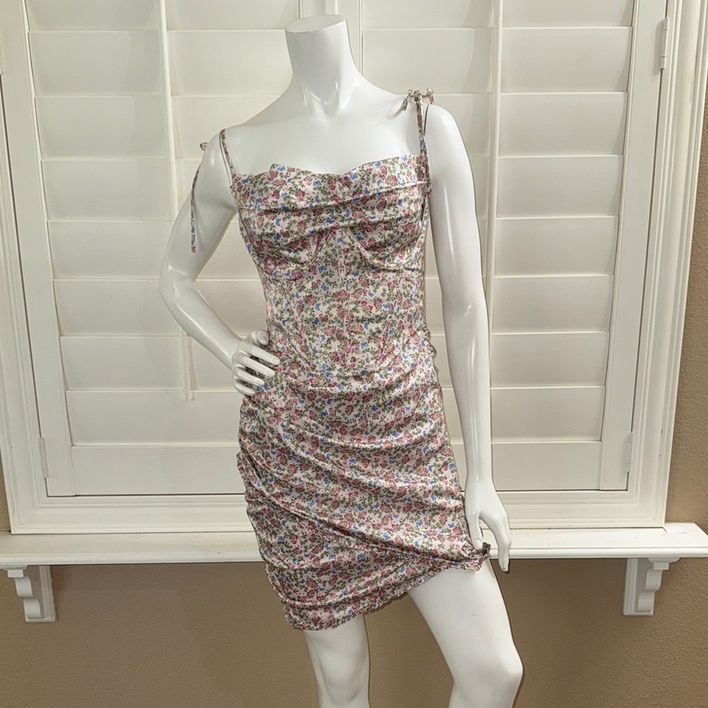 For Love and Lemons Baby Butterflies Slip Dress